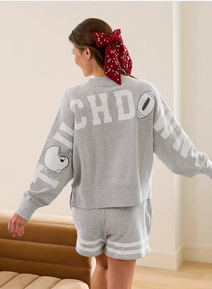 Shiraleah “Touchdown” relaxed sweatshirt