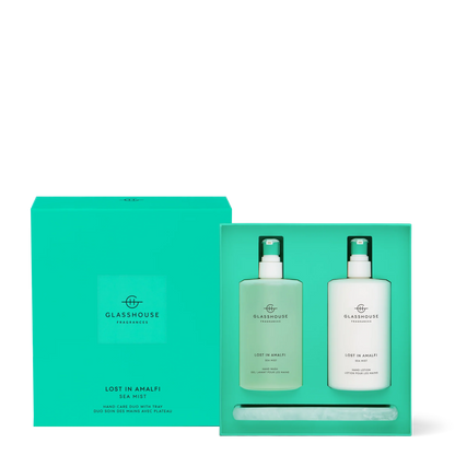 Lost in Almalfi Hand Wash, Hand Lotion Duo with Tray
