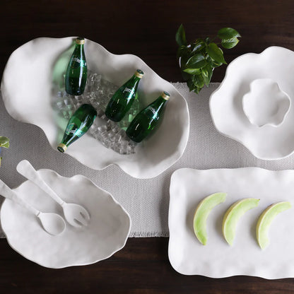 VIDA Nube Large Salad Servers (White)2484