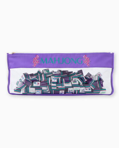 Purple Peacock Mahjong Bag OMM339