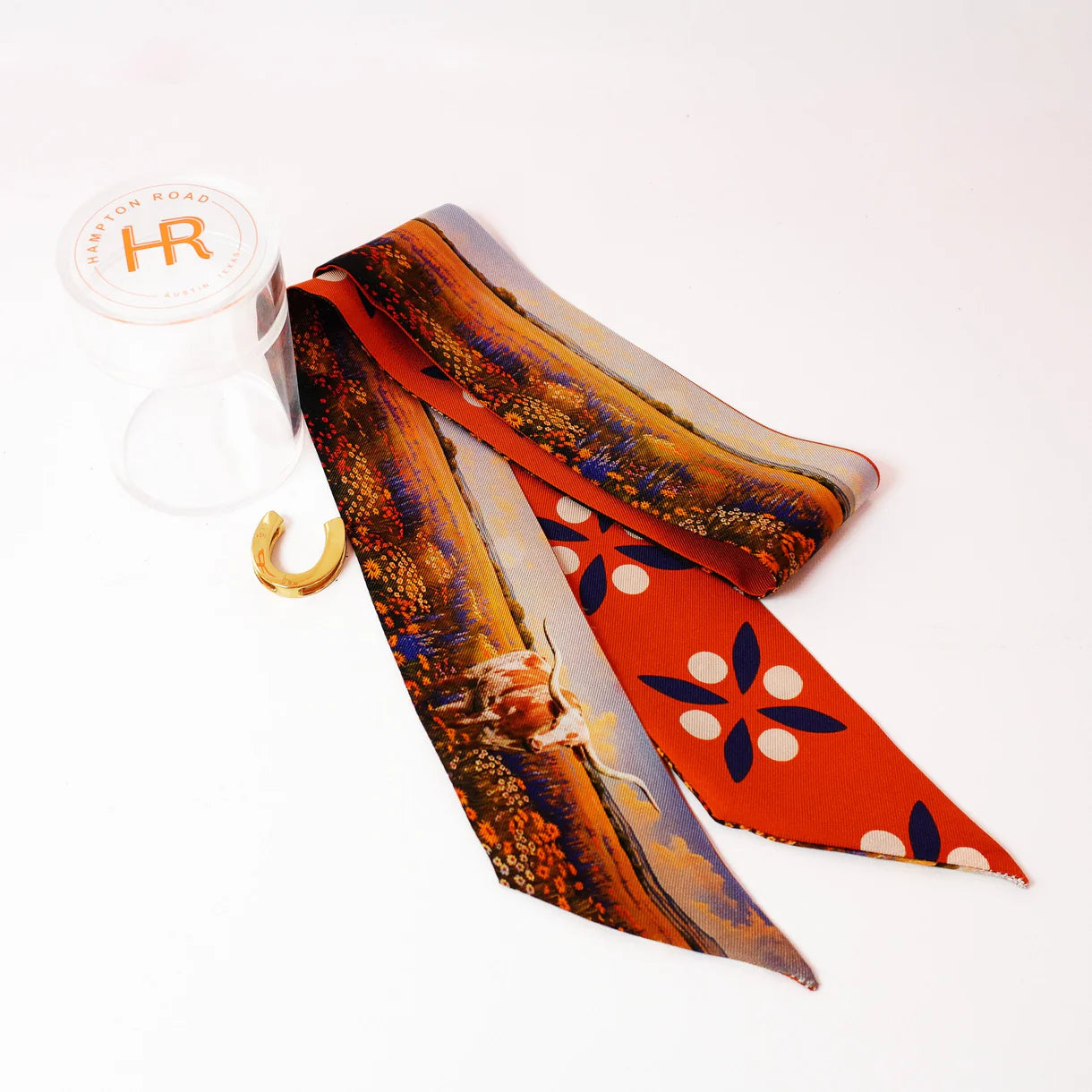 Silk Twill Skinny Scarfs