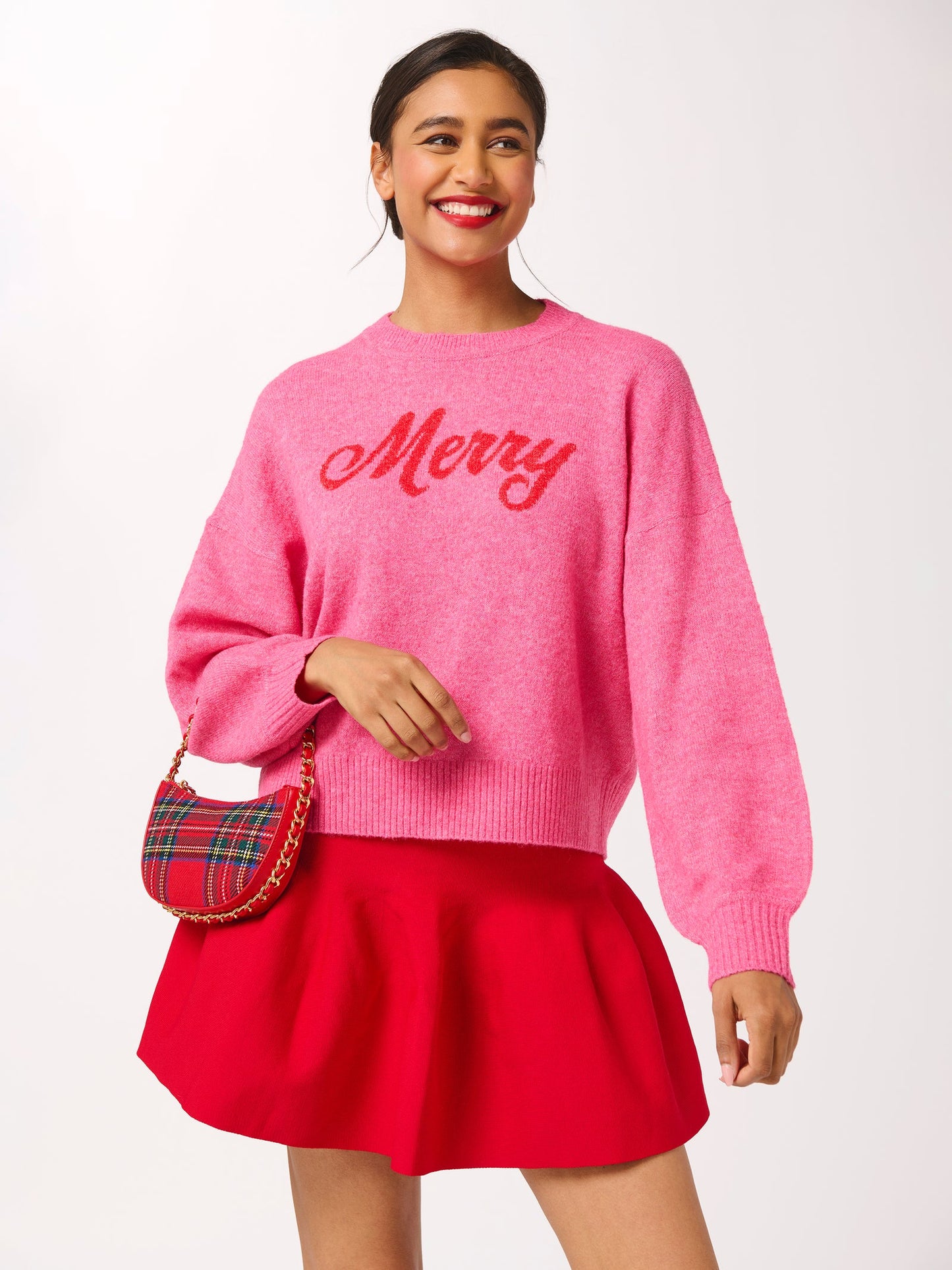 Shiraleah "Merry" Sweater, Pink