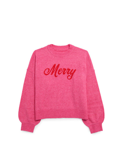 Shiraleah "Merry" Sweater, Pink