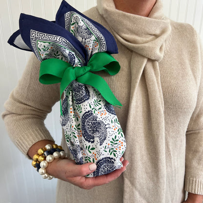 WH HOSTESS COTTON TEA TOWEL | TURKEY TOILE