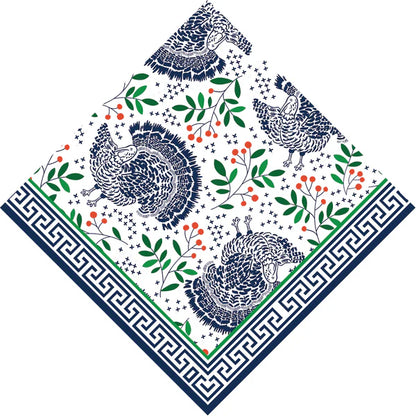 WH PAPER COCKTAIL NAPKINS | TURKEY TOILE