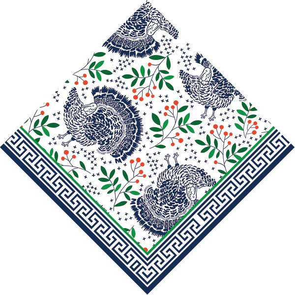 WH PAPER COCKTAIL NAPKINS | TURKEY TOILE