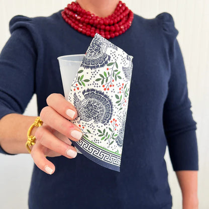 WH PAPER COCKTAIL NAPKINS | TURKEY TOILE