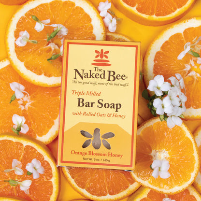 5 oz. Orange Blossom Honey Triple Milled Bar Soap