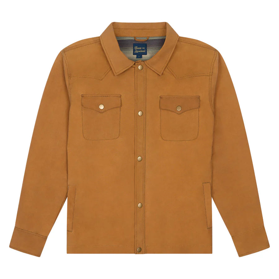 WAXED CANVAS FIELD JACKET - LOWLANDS TAN