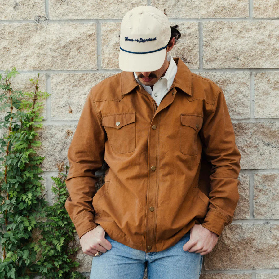 WAXED CANVAS FIELD JACKET - LOWLANDS TAN