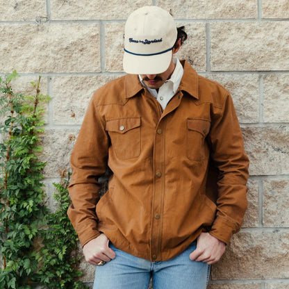 WAXED CANVAS FIELD JACKET - LOWLANDS TAN
