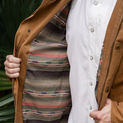 WAXED CANVAS FIELD JACKET - LOWLANDS TAN