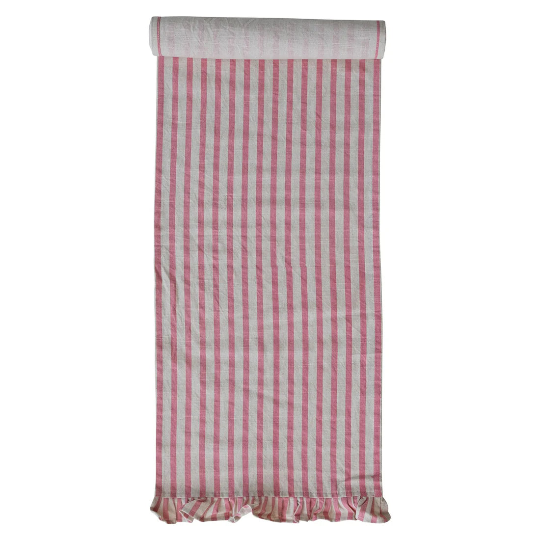 Hazel Mazel - Pink Stripe Runner with Ruffles