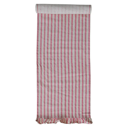 Hazel Mazel - Pink Stripe Runner with Ruffles