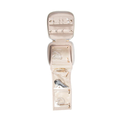LEAH TRAVEL JEWELRY CASE WITH POUCH