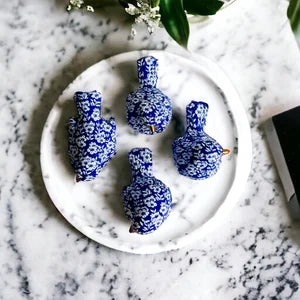 Chinoiserie Blue Floral Robin