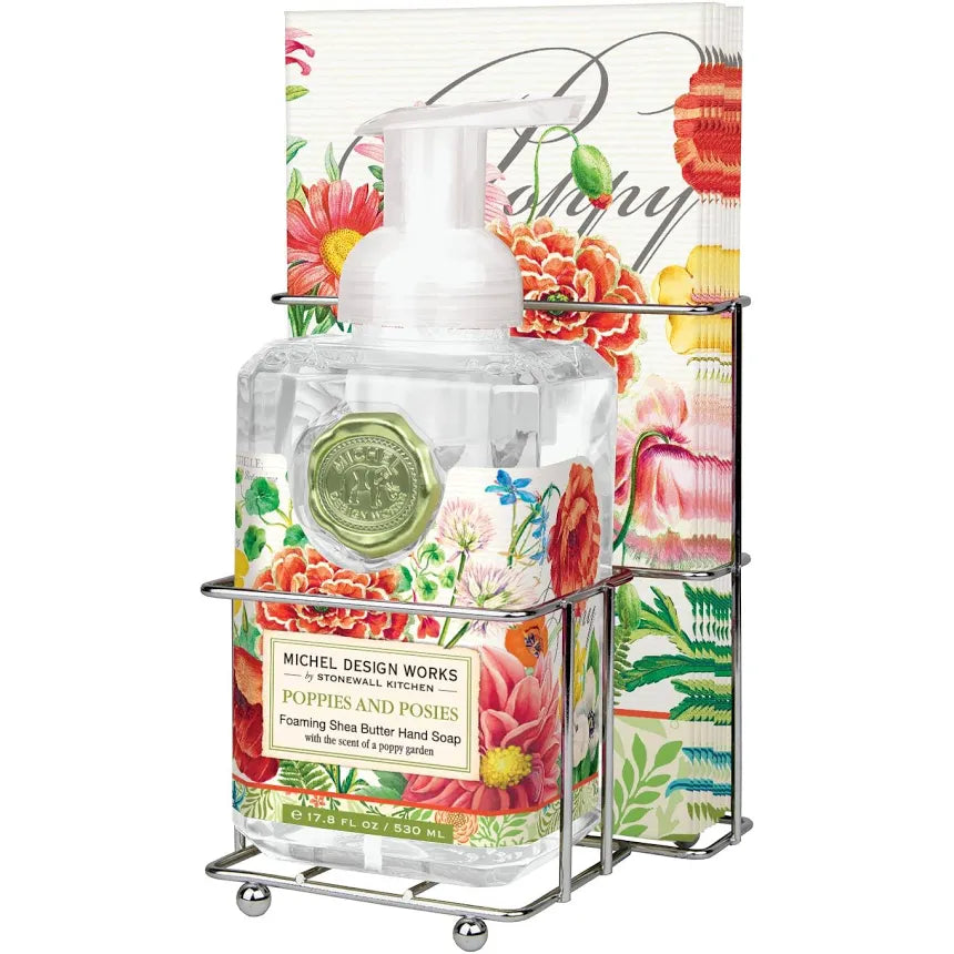 Poppies and Posies Foaming Hand Soap with Napkins
