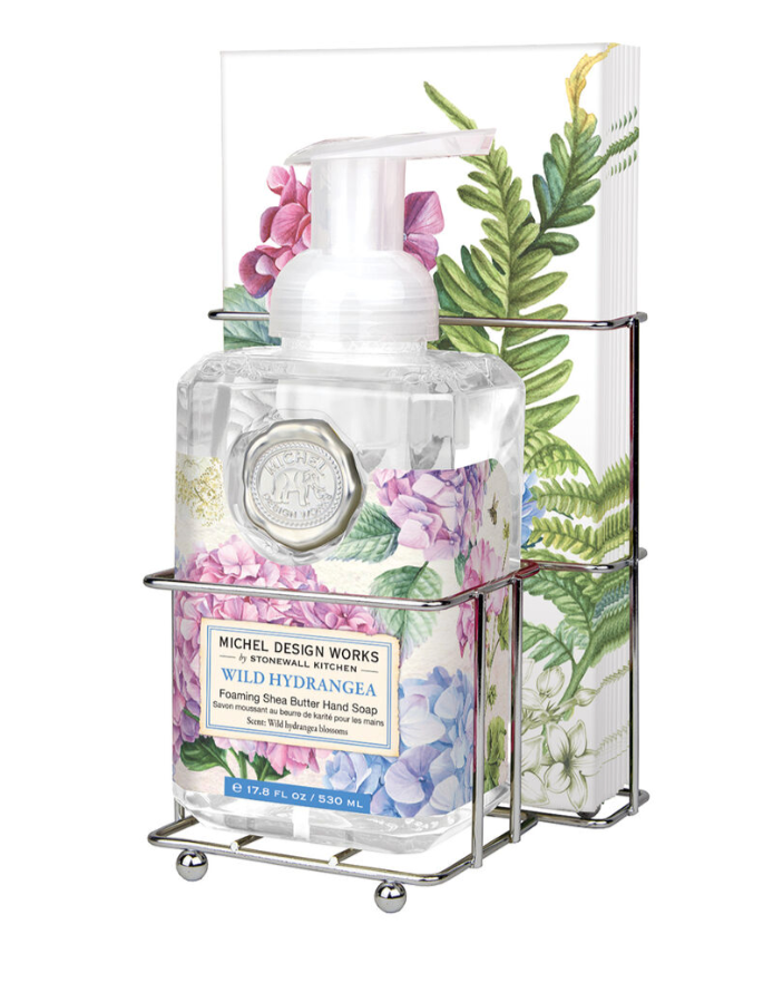 Wild Hydrangea Foaming Hand Soap with Napkins