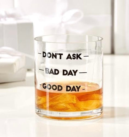 Don't Ask Double Old Fashion Glass