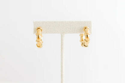 Bamboo Hoop Earrings