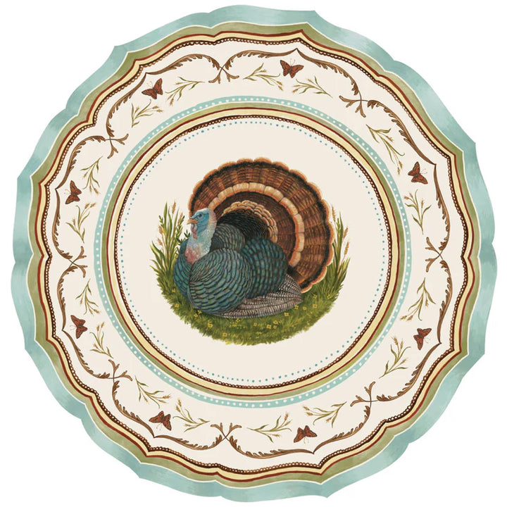 Hester & Cook Die-cut Heritage Turkey China Placemat