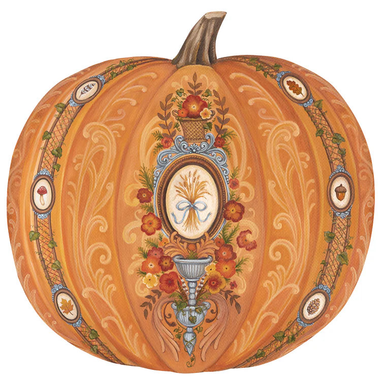 Hester & Cook Die-cut Antique Pumpkin Placemat