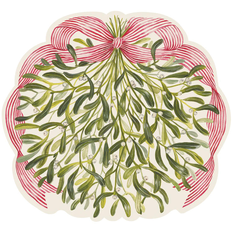 Hester & Cook Die-cut Mistletoe Placemat