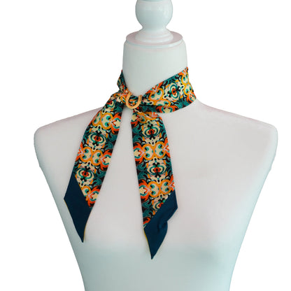Silk Twill Skinny Scarfs
