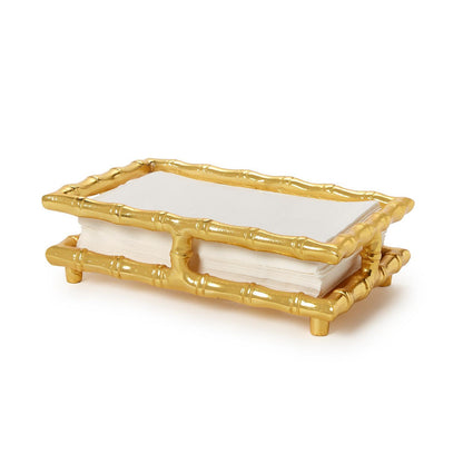 Golden Bamboo Guest Towel / Napkin Holder