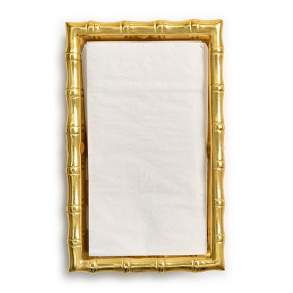 Golden Bamboo Guest Towel / Napkin Holder