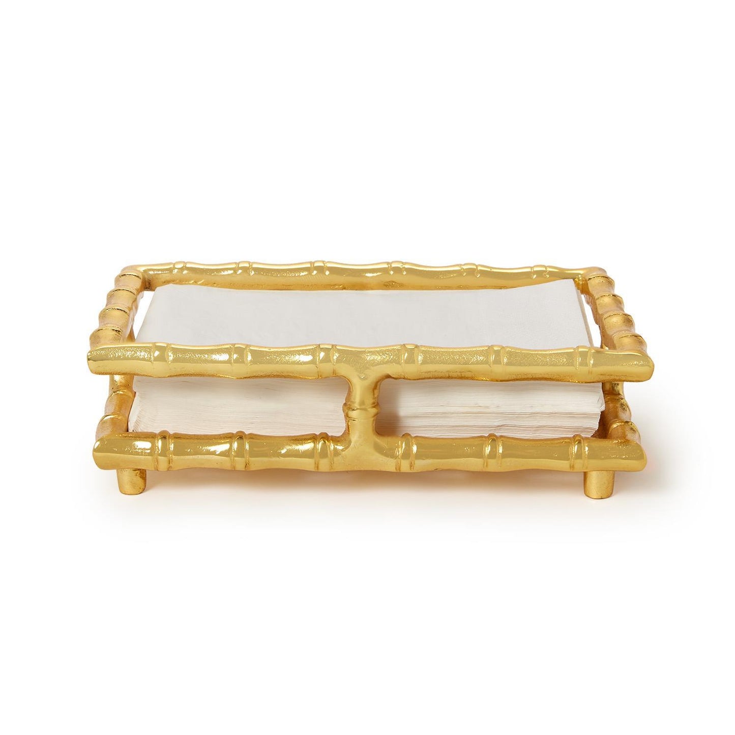 Golden Bamboo Guest Towel / Napkin Holder