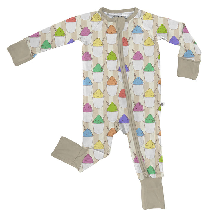 Snow Cone Zip Pjs