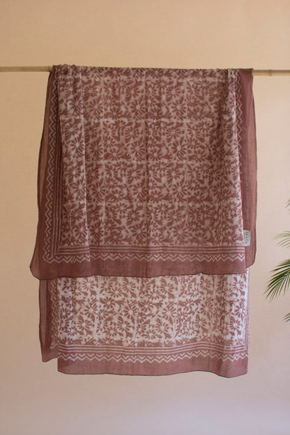 Mud-Block-Printed Scarves