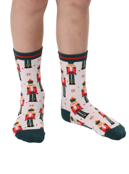 Holiday Kids Bamboo Crew Socks