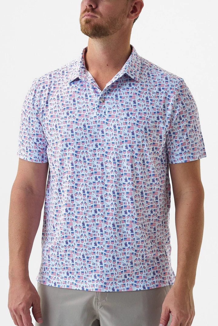 Old Glory Performance Polo