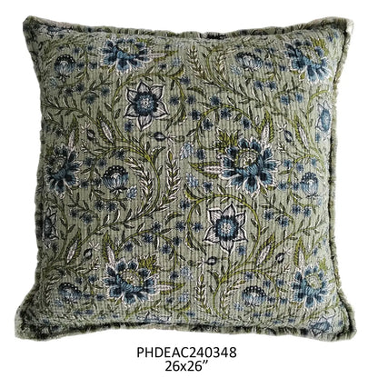 Porch View Botanical Print Pillows