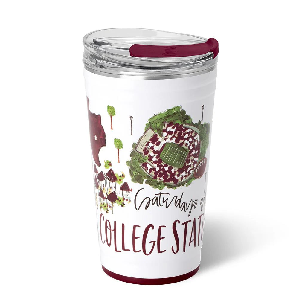 Saturdays in College Station Party Cup 24oz