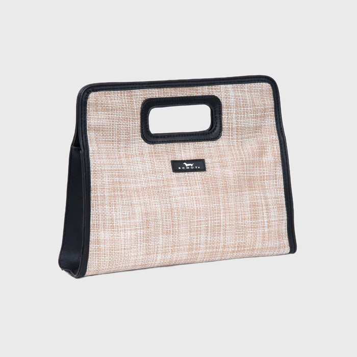 Sand Woven Sunset Clutch
