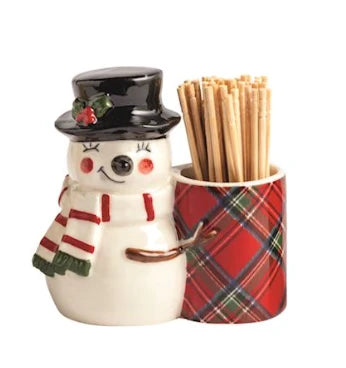 Tartan Toothpick Caddy Sets