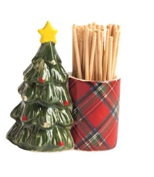 Tartan Toothpick Caddy Sets
