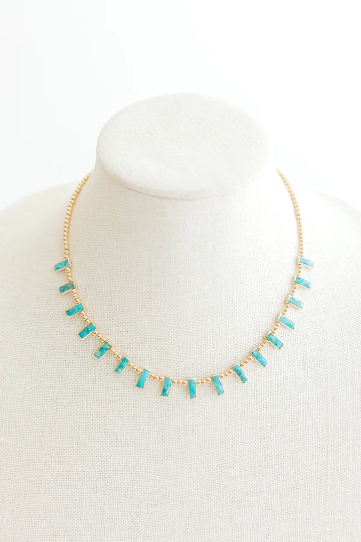 Turquoise Gatsby Necklace