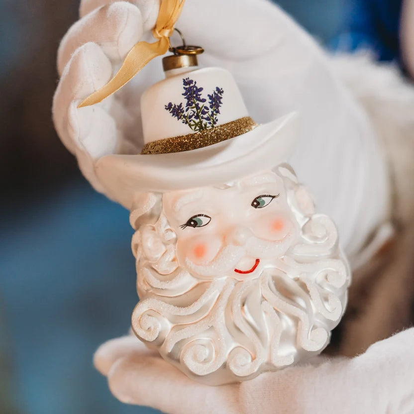 Cowboy Santa Blown Glass Texas Christmas Ornament | Texan Christmas 2026 Edition