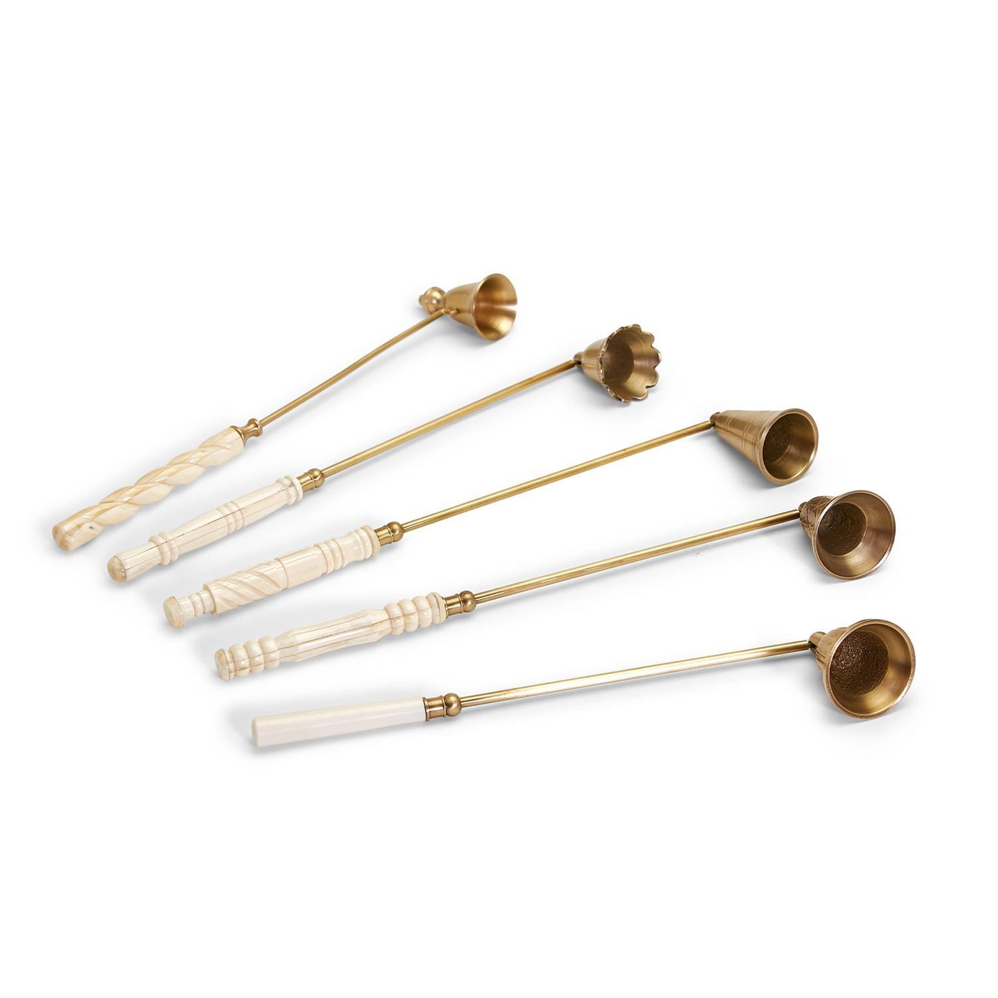 Lights Out Antiqued Gold Candle Snuffer Asst 5 Designs