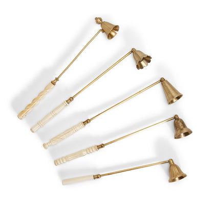 Lights Out Antiqued Gold Candle Snuffer Asst 5 Designs