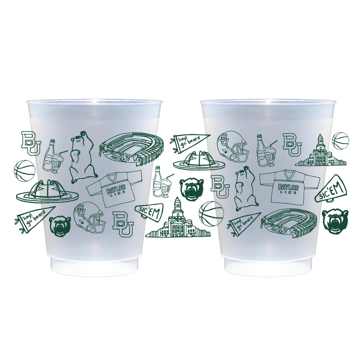 Baylor Shatterproof Cups
