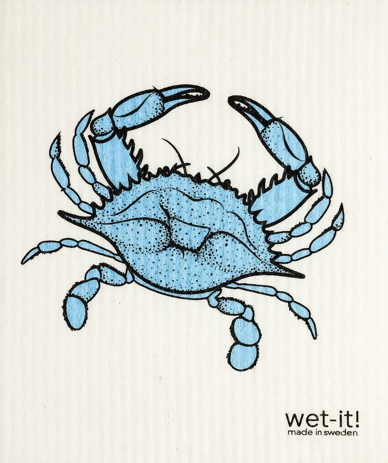 Blue Crab Swedish Dish Cloth