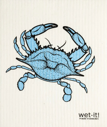 Blue Crab Swedish Dish Cloth