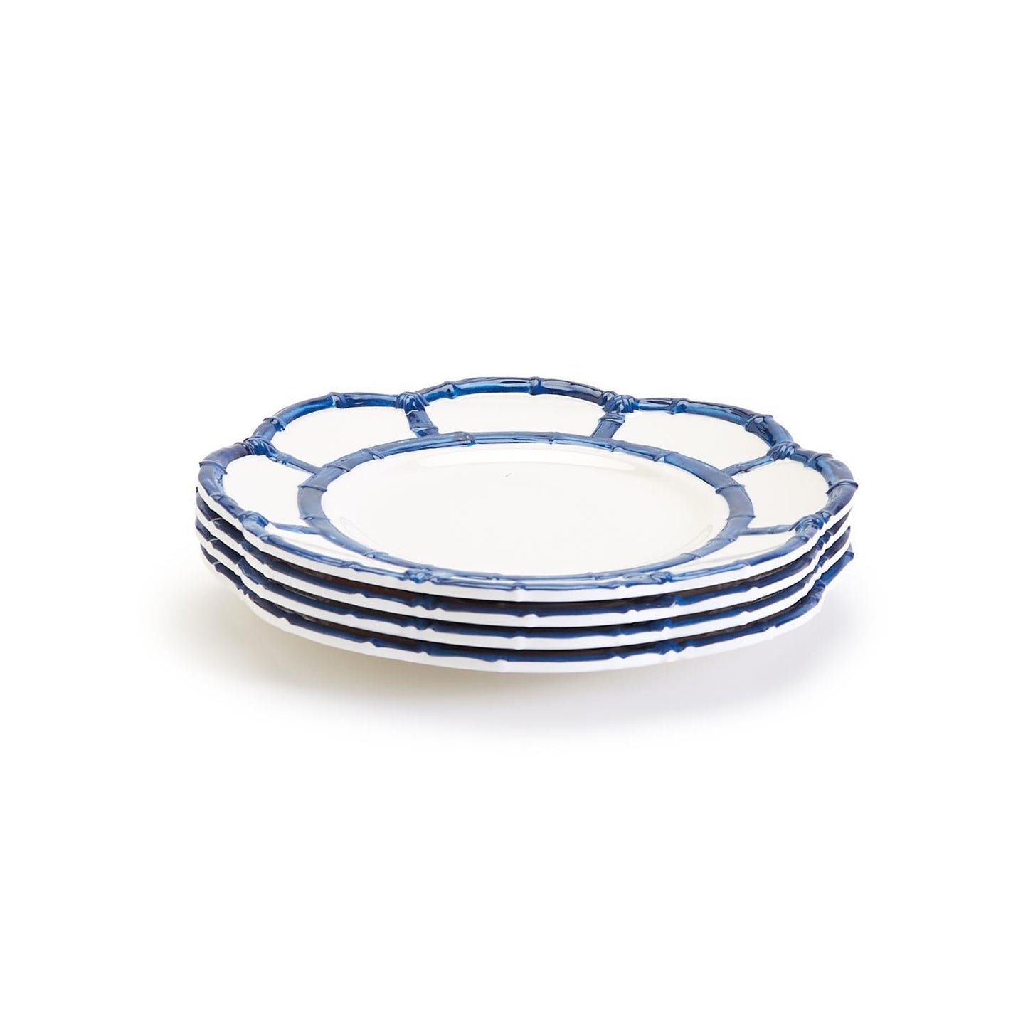 Blue Bamboo Salad/Dessert Plate