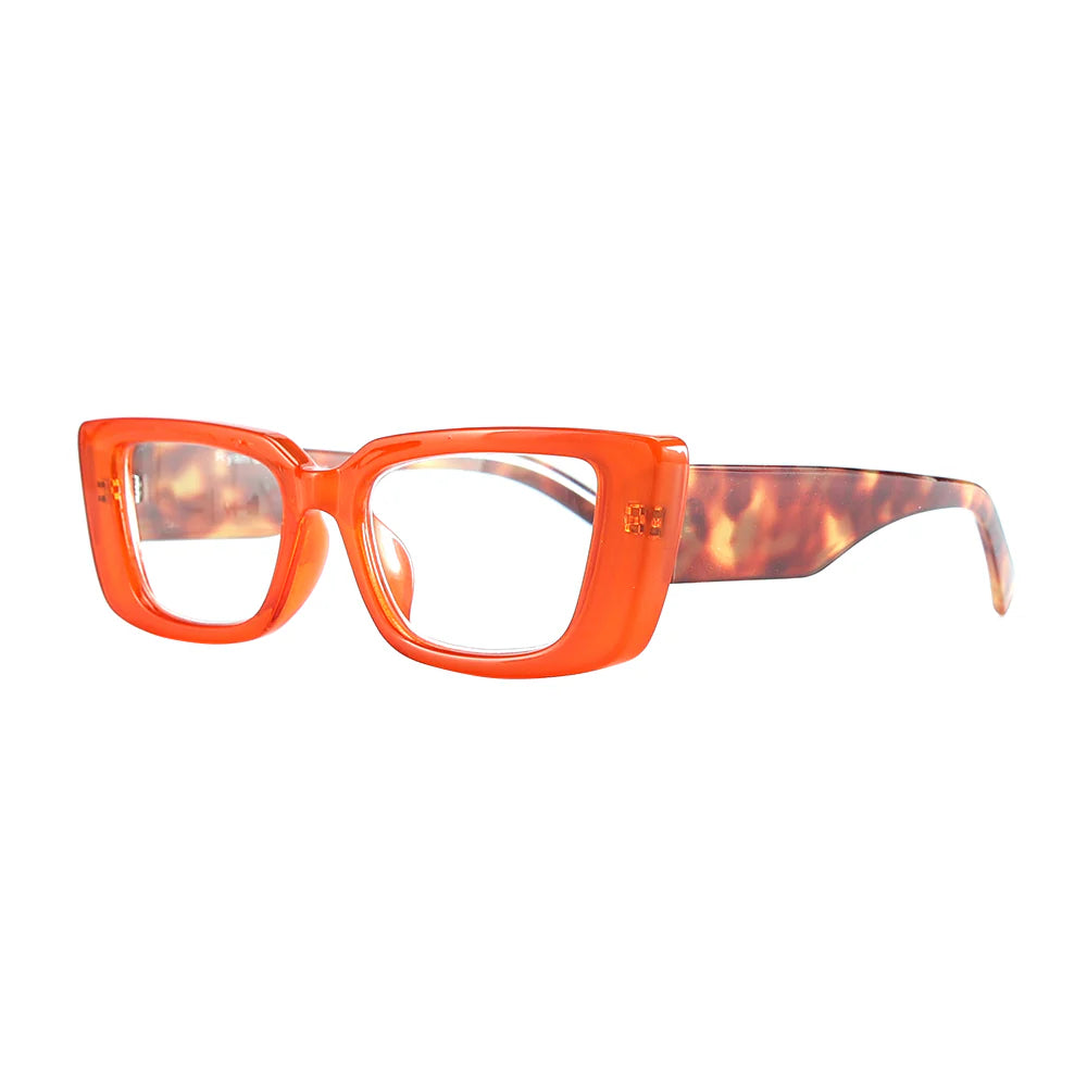 Cory Readers in Orange/Amber Tortoise