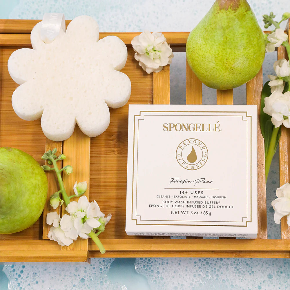 Freesia Pear Body Wash Infused Buffer